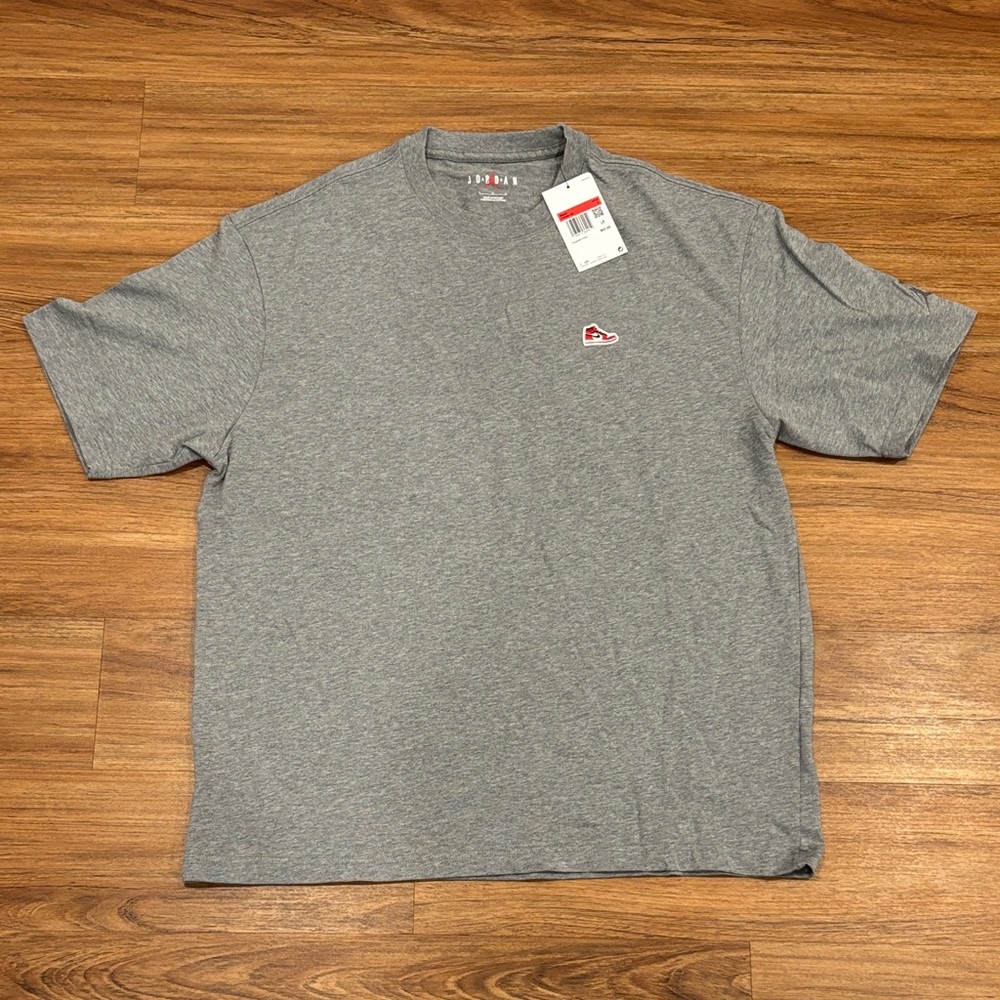 NWT Men's Nike Jordan Brand T-Shirt in Carbon Heather Sz L